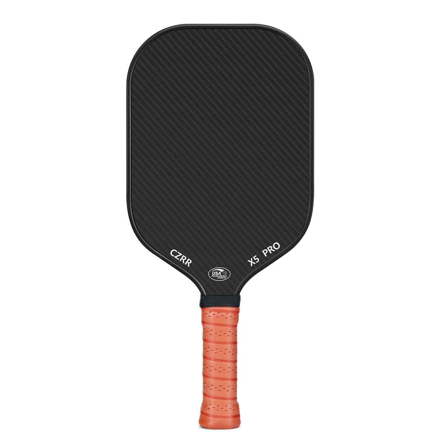 Pickleball Paddle, USA Pickleball Approved, 3K Raw Carbon Fiber Surface (CFS) High Grit & Spin, with 16MM Polypropylene Honeycomb Core, Ideal for Novice and Professional Players