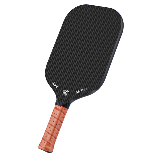 Pickleball Paddle, Edgeless Style 3K Raw Carbon Fiber Surface High Grit & Spin,USA Pickleball Approved, 16MM Polypropylene Honeycomb Core, Designed for Unmatched Control and Added Power