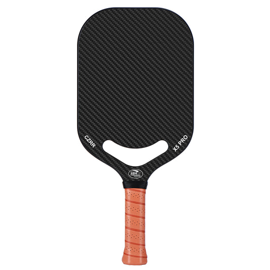 Pickleball Paddle, Edgeless Aero Throat Style 3K Raw Carbon Fiber Surface High Grit & Spin,USA Pickleball Approved, 16MM Polypropylene Honeycomb Core, Designed for Unmatched Control and Added Power